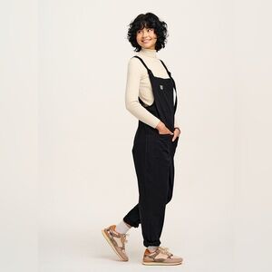 Umi Original Organic Cotton Dungarees in Black UK16 US12 Lucy & Yak